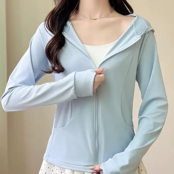 Nouvelle Collection : Vêtements de Protection Solaire pour Femme – Hoodies Sportifs d'Extérieur Anti-UV