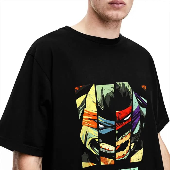 T-shirt TMNT Face Strips Eastman pour hommes