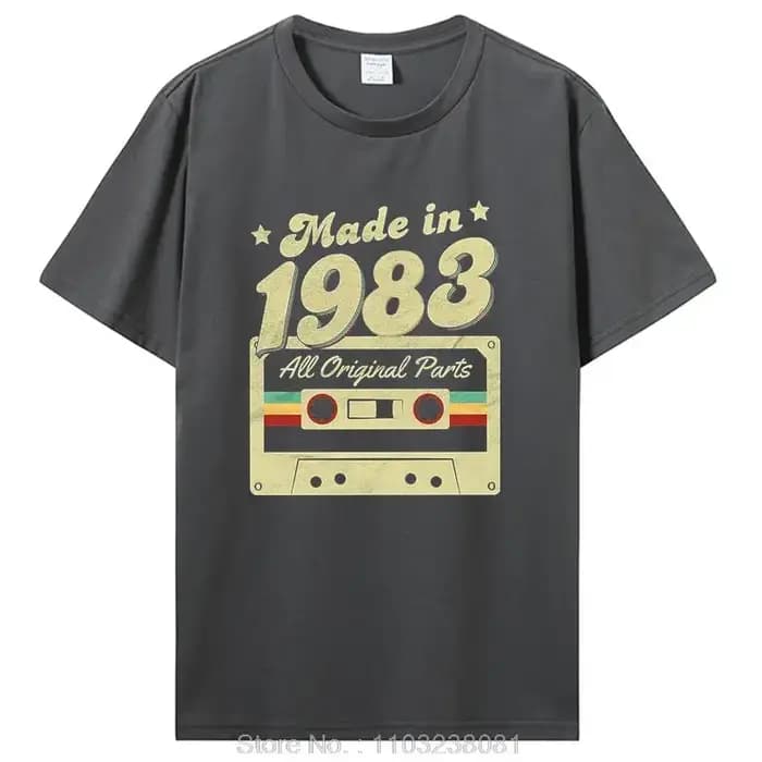 T-shirt graphique en coton pour hommes