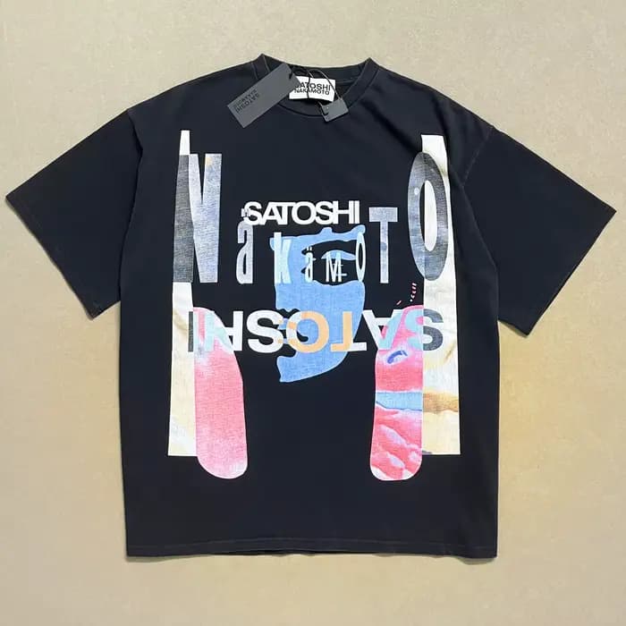 T-shirt noir vintage Satoshi Nakamoto pour hommes et femmes, t-shirt surdimensionné de la meilleure