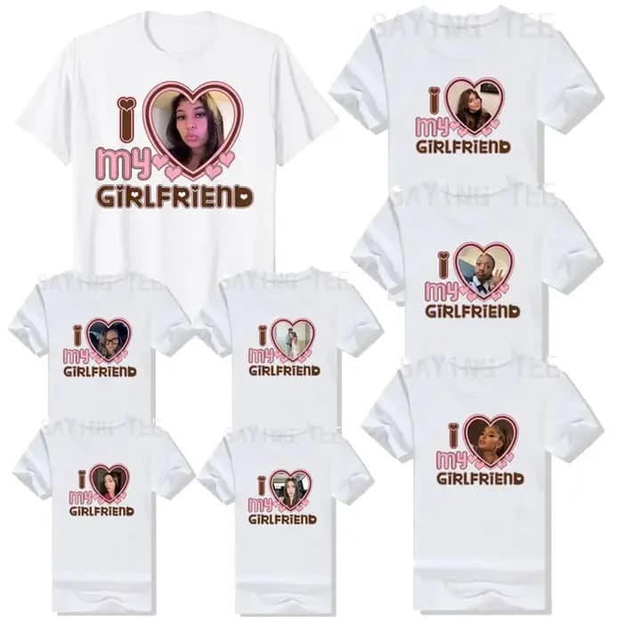 Hommes j'aime ma petite amie chemise pour vous T-Shirt petits amis
