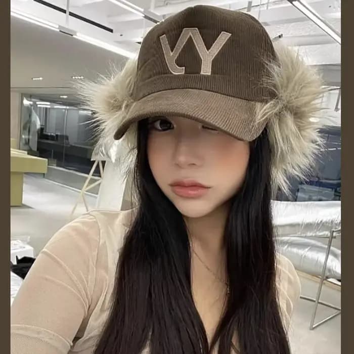 Casquettes de Baseball en velours côtelé d'hiver pour femmes et hommes