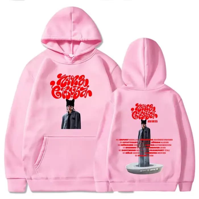 Arena Tour 2025 Nina Chuba sweats à capuche Sudaderas Para Mujer hiver femmes hommes vêtements chanteur impression