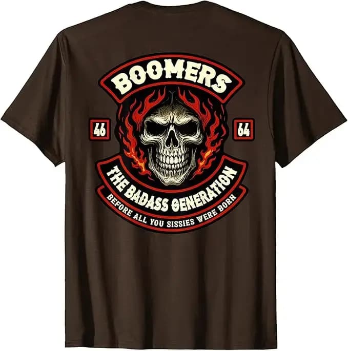 T-shirt « Boomer Generation Badass Before All You Sissies Where Born » Y2k
