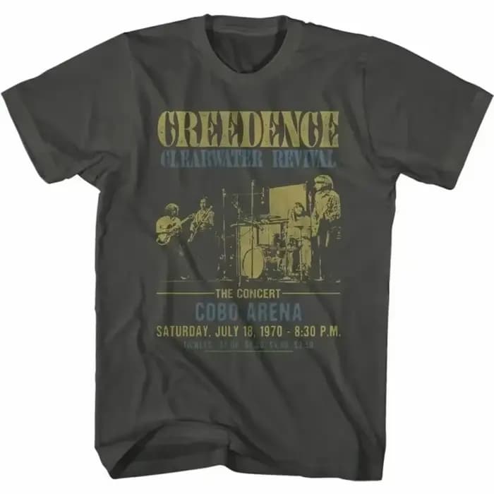 T-shirt de concert vintage Creedence Clearwater Revival CCR