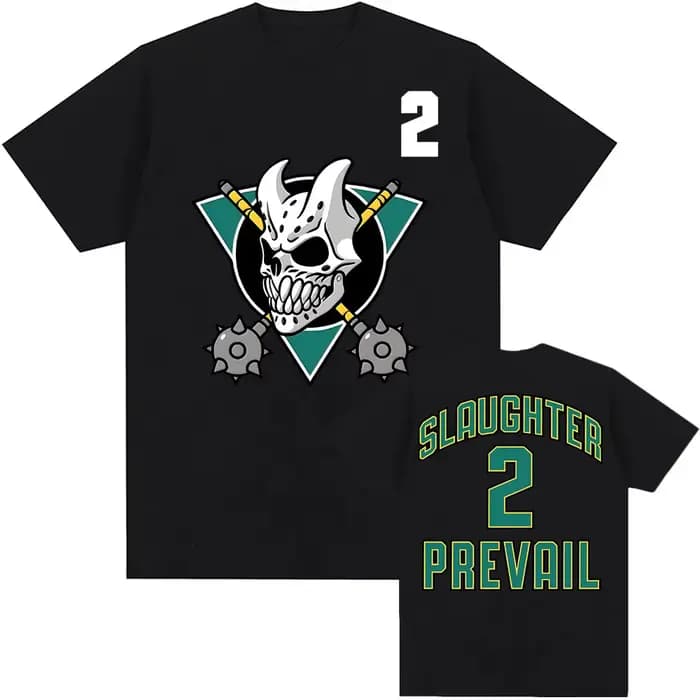 SLAUGHTER TO PREVAIL Hockey T-shirt à manches courtes coton col rond mode t-shirts hommes femmes vêtements unisexe Streetwear Hip Hop hauts