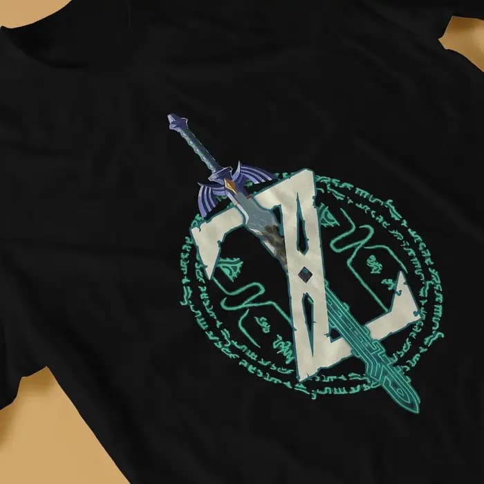 T-Shirt à Manches Courtes et Col Ras du Cou pour Homme