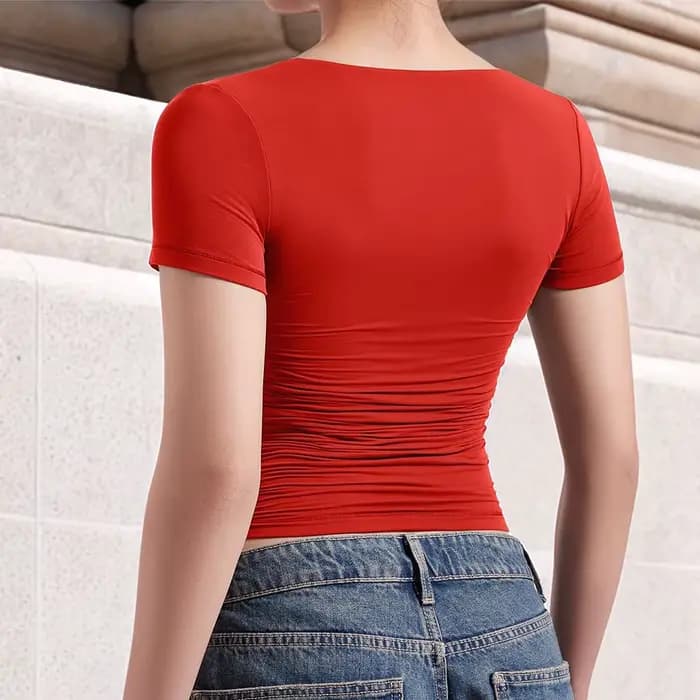 T-shirt à manches courtes pour femme