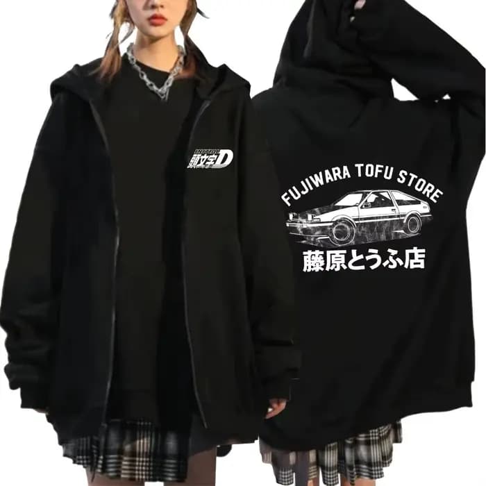 Sweat-shirt à capuche avec fermeture éclair pour homme
