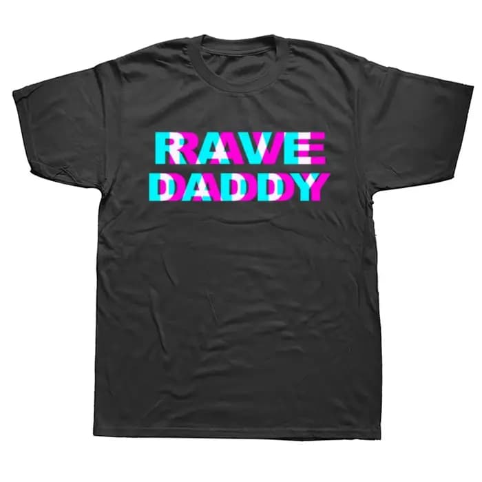 Rave AssessEDM T-shirt graphique en coton pour homme