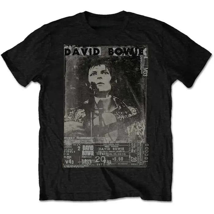 T-Shirt David Bowie On Tour 1974