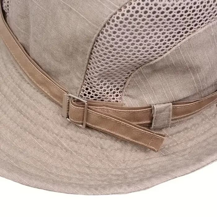 Chapeau de pêcheur en coton 100% respirant en maille rétro pour hommes