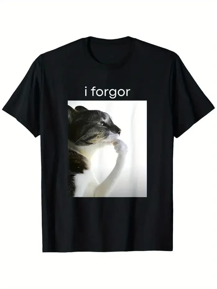 T-shirt graphique Y2K à col rond et manches courtes pour femme