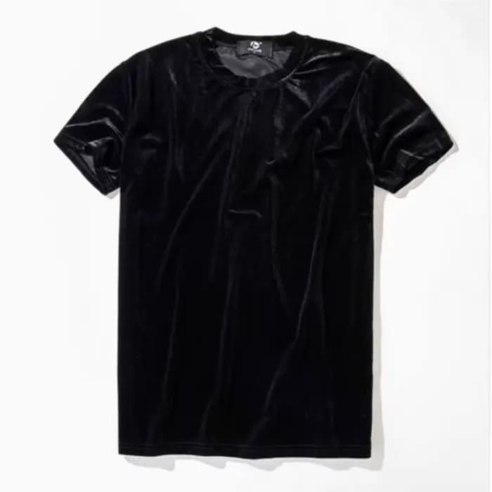 Nouveau T-shirt en velours pour homme été 2026 – Doux
