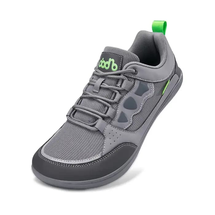 Oiaano pieds nus bout large homme chaussures loisirs Sneaker maille à lacets respirant confort léger sport marche course randonnée