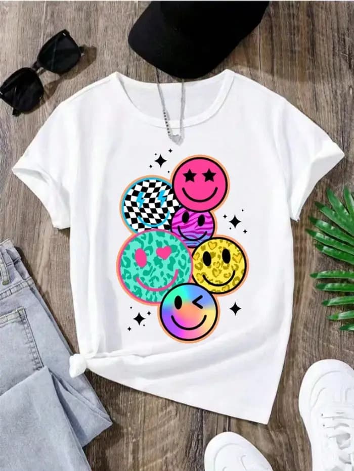 T-shirt à manches courtes pour femmes