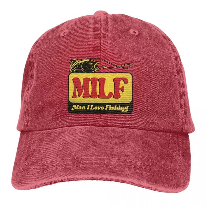 MILF homme j'aime la pêche casquette de Baseball hommes chapeaux femmes visière Protection Snapback