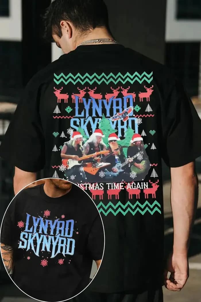Lynyrd Skynyrd Rock Band Graphic TShirt pour hommes et femmes