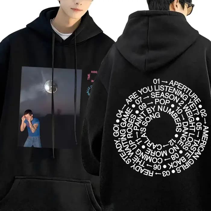 Kiss All The Time Disco Occasionally Album Graphic Hoodie Hommes Femmes Hip Hop Mode Musique Pop Sweat-shirt Oversize Streetwear