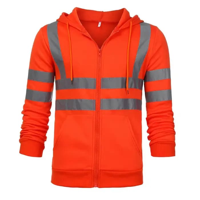 Y-Smile-Sweat à capuche zippé pour le travail de nuit