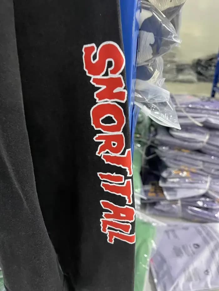 2025ss T-shirt à manches longues hommes femmes lettres imprimer coton motif ample