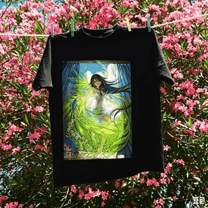 T-shirt Saya no Uta Streetwear tendance en coton, surdimensionné, unisexe, mode vintage, imprimé hip-hop, pour hommes et femmes, de haute qualité.