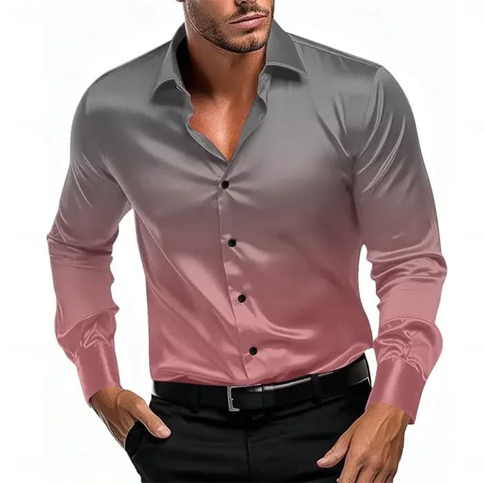 Chemises hawaïennes à motif nickel é cool pour hommes