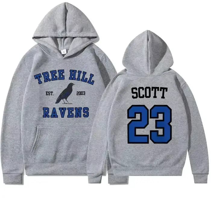 Sweat à capuche TREE HILL RAVENS One Tree Hill Nathan Scott 23