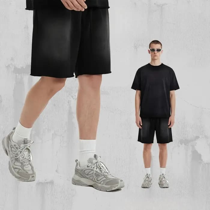 T-shirt et short décontractés polyvalents de marque