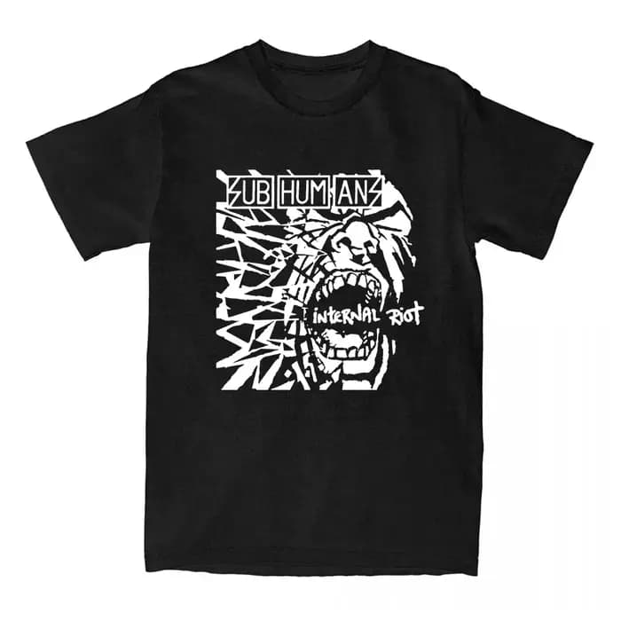 Streetwear subhumains groupe de Rock graphique t-shirts Grunge mode femmes hommes été T-shirt décont