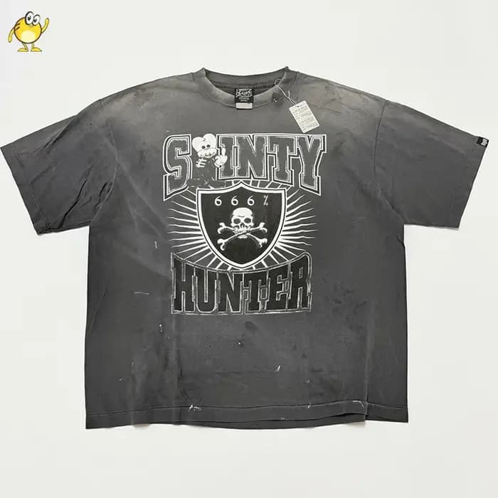 T-shirt vintage Saint de qualité supérieure pour homme et femme