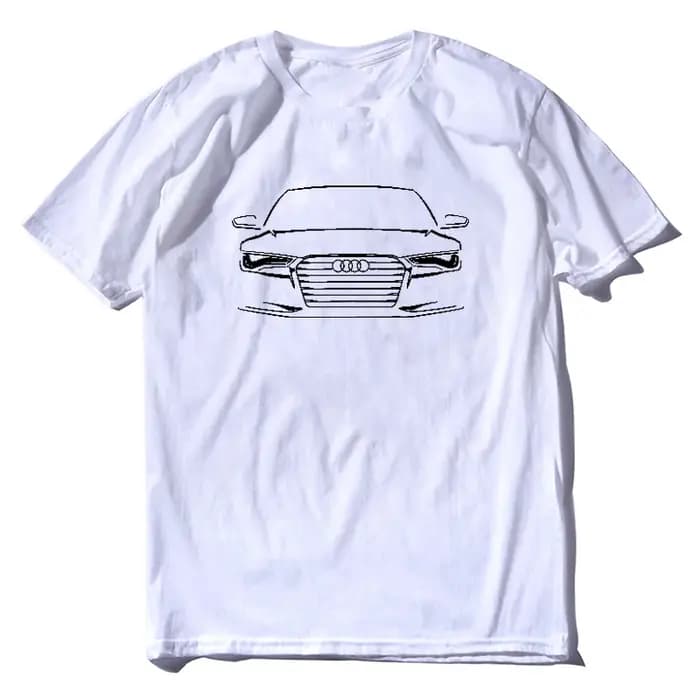 S col rond coton t-shirt hauts conception Rs6 Rs3 Rs4 avant-gardiste hayon Twin-Turbo Racer réglage culte