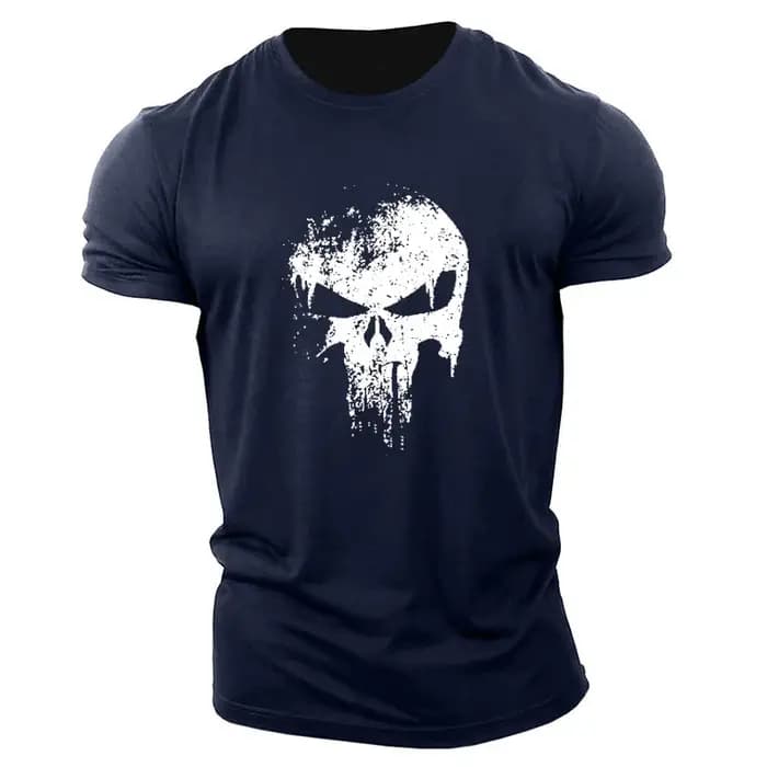 T-shirt Horror Skulls à manches courtes pour hommes