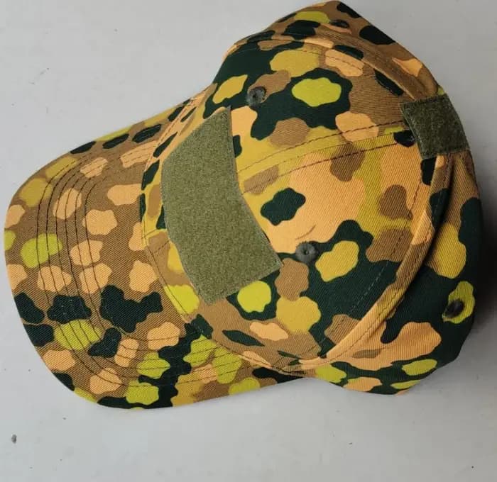 Casquette de baseball camouflage pois allemands chapeau marron