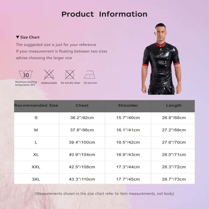 Hommes brillant Punk PU cuir T-shirt haut en cuir PU compression coupe ajustée débardeur moteur cyclisme motard fête Club Raves vestes