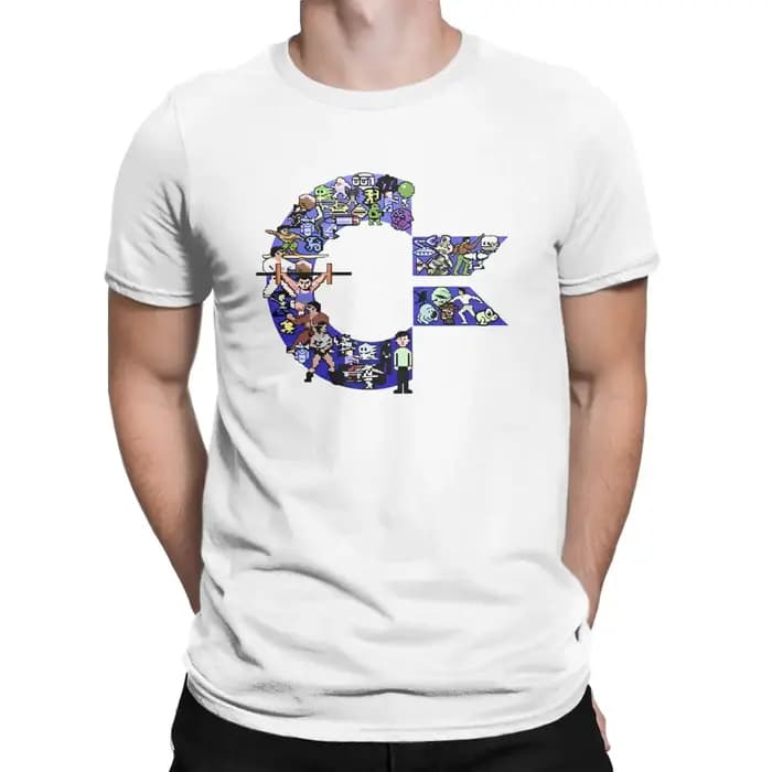 T-Shirt à Manches Courtes en Coton pour Homme