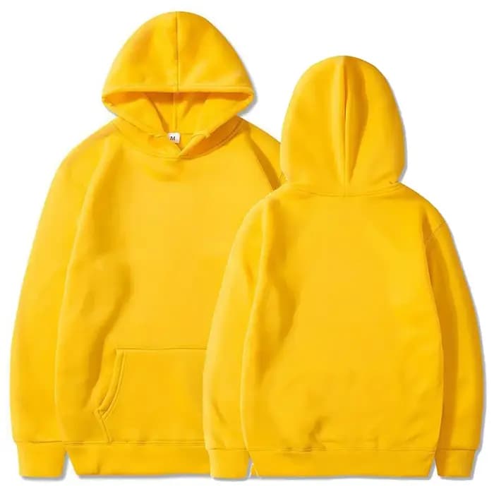 Mode décontracté polaire sweat à capuche pour homme en gros plaine blanc pull