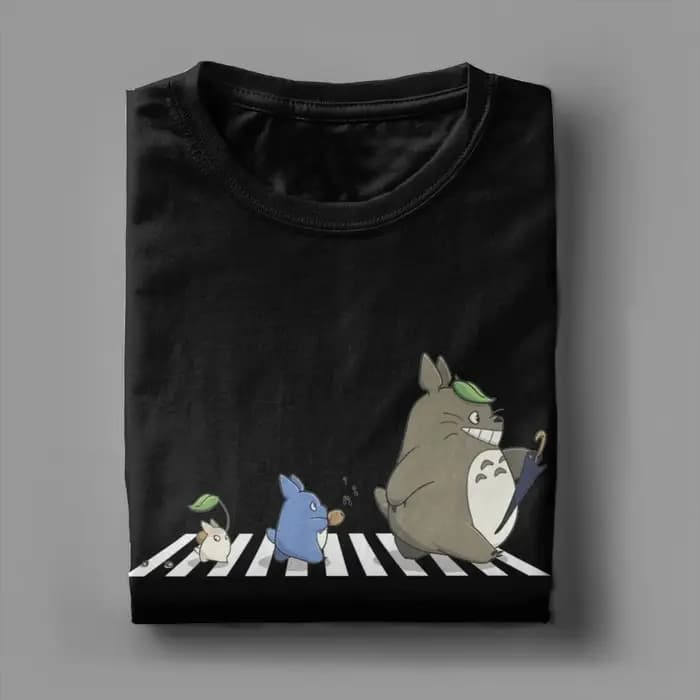 T-Shirt Anime Totoro-Miyazaki pour hommes