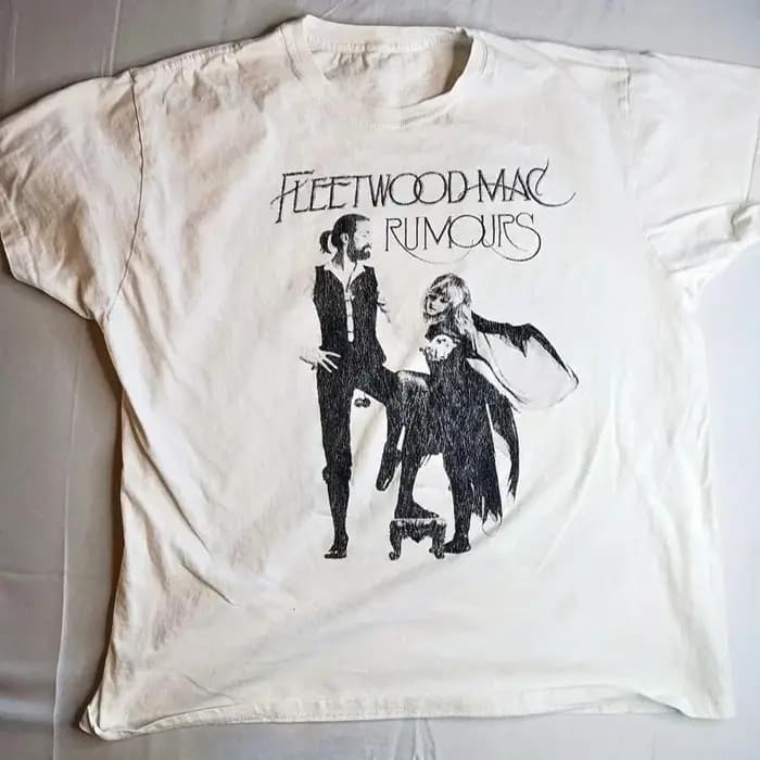 T-shirt rétro pour hommes de la groupe Fleetwood Mac
