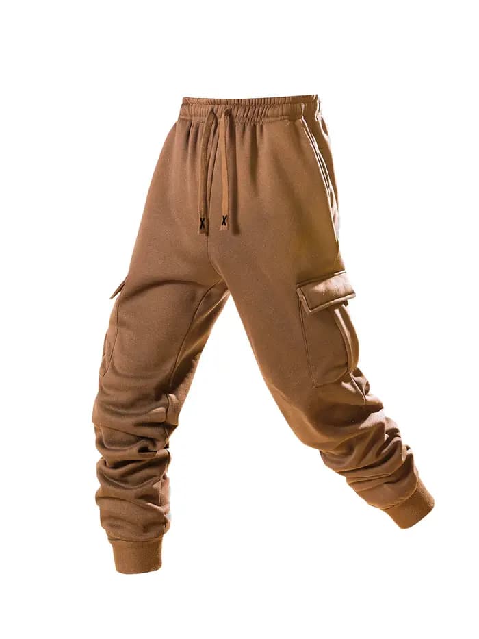 2025 nouveaux hommes Joggers pantalon ample cordon pantalons longs