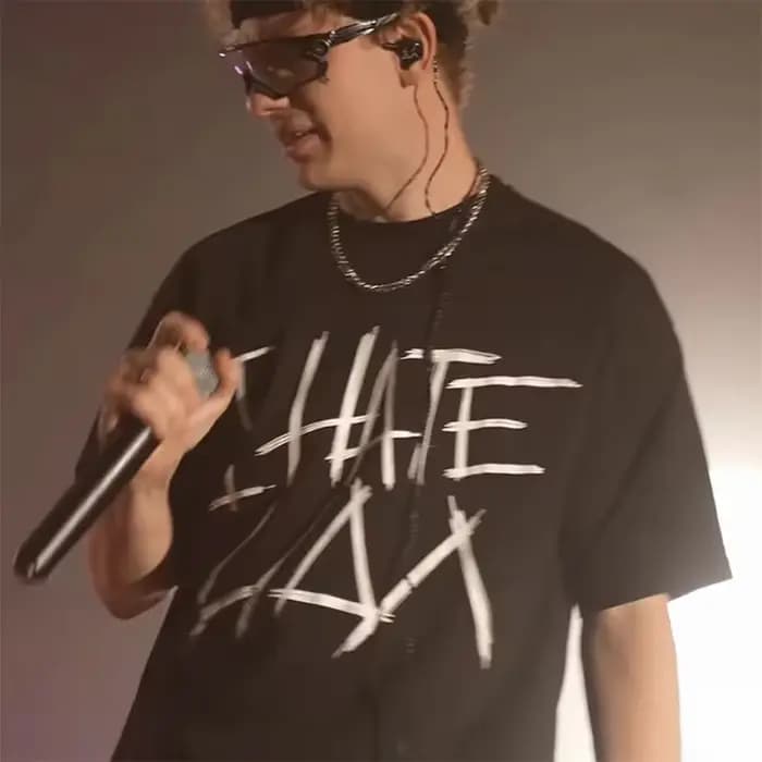 T-Shirt homme I HATE LIDA lettre Y2k Streetwear coton mode surdimensionné Vintage Hip Hop manches courtes hauts t-shirts vêtements gothiques