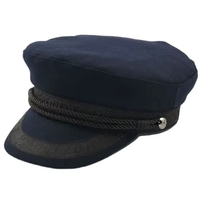 Casquette marine grande taille