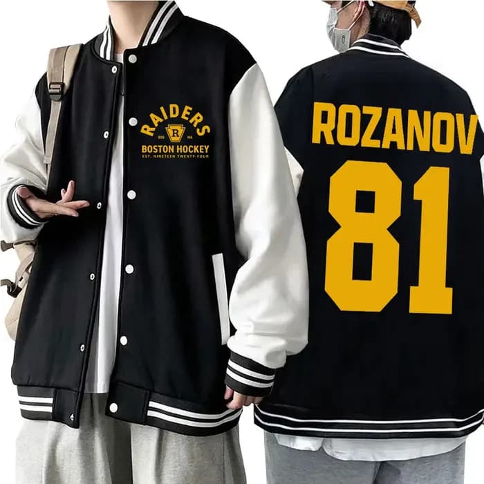 Llya Rozanov 81 uniforme de Baseball TV de rénovation chauffée veste à capuche unisexe Harajuku sweat Fan cadeau