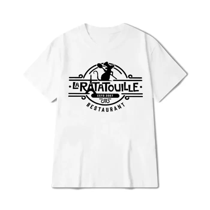 T-Shirt rétro à motif souris et Ratatouille pour femmes, haut Harajuku, graphique, vêtements d'été,