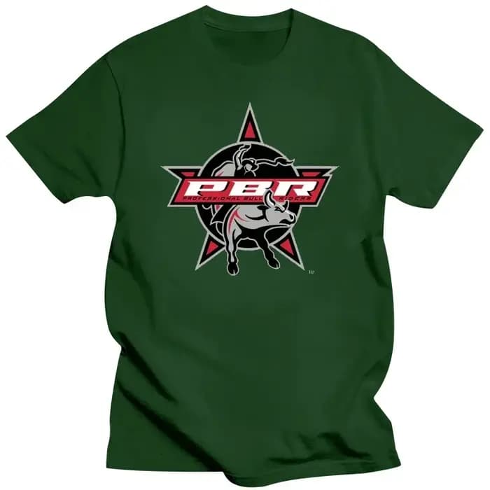 T-shirt PBR Professional Bull Riders Hell Hooves Western Rodeo Riding Heavyweight Fashion Col Rond Manga Vintage Anime Clothes