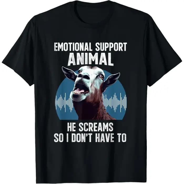 Le chèvre propriétaire Animal fermier agriculture t-shirts hommes Humor Streetwear t-shirt à manches courtes unisexe vêtements de noël