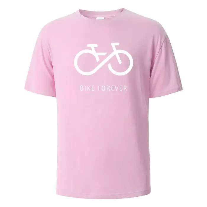 Bike Forever drôle Streetwear basique T-Shirt pour hommes mode décontracté 100% coton vêtements col rond respirant
