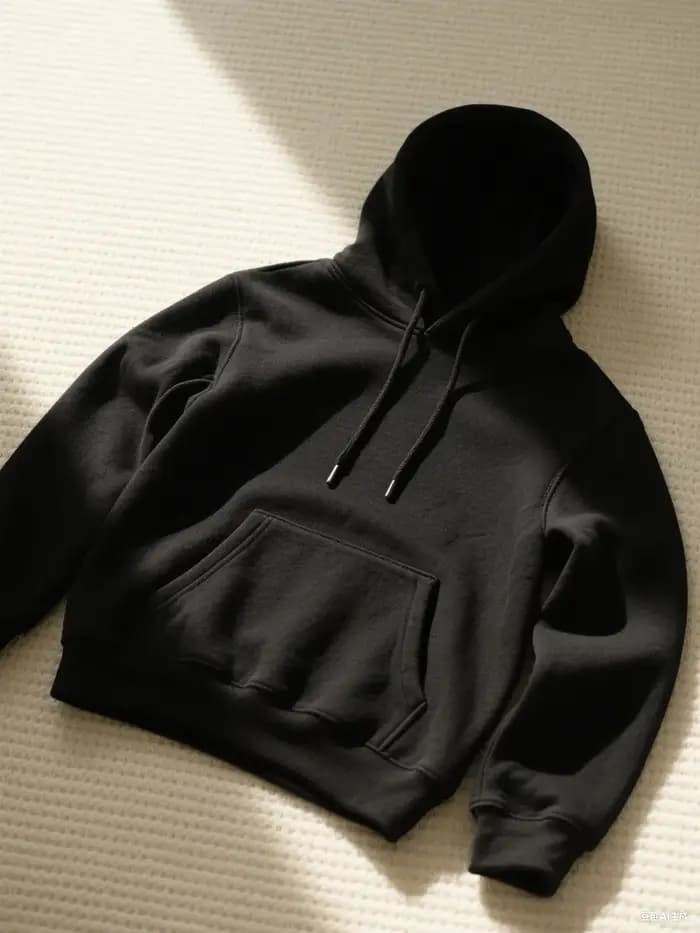 Sweat-shirt à capuche en coton