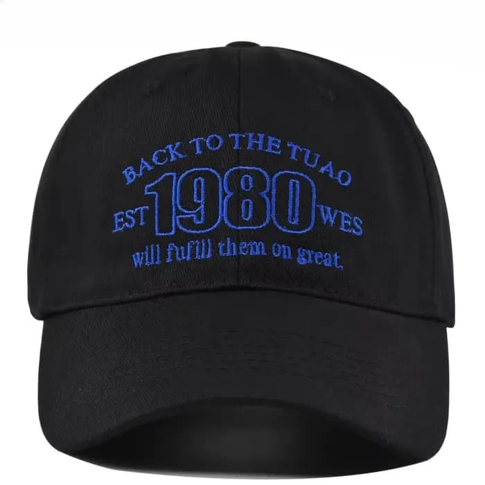 Casquette de baseball brodée 1980