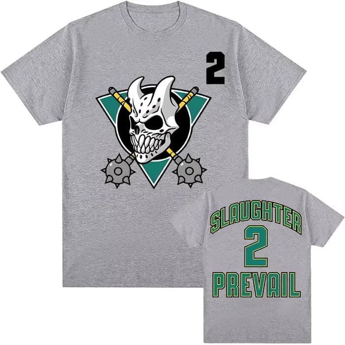 SLAUGHTER TO PREVAIL Hockey T-shirt à manches courtes coton col rond mode t-shirts hommes femmes vêtements unisexe Streetwear Hip Hop hauts